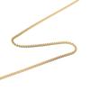Happy Goods Shop Curb Chain with for Men and 18K Gold Bracelet, 18cm, Thin, 1.2mm Wide, Clasp, Women,