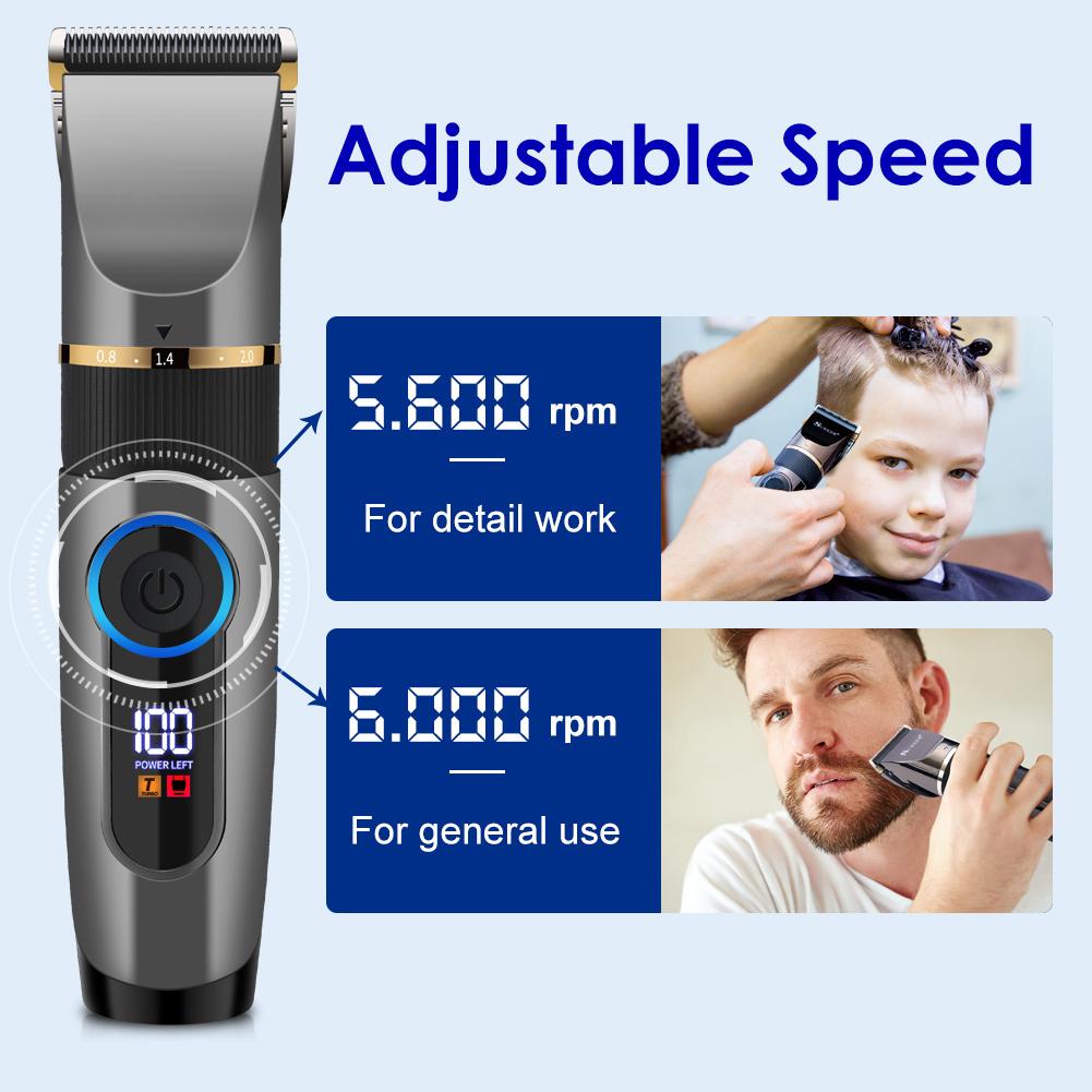Mens Hair Clipper Corded Hair Clipper Hair Cutting Kit Pro Hair Clippers for Men