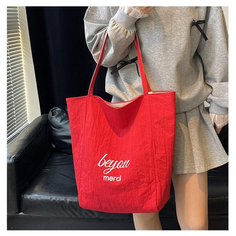 Fashion Striped Double-Sided Use Canvas Women's Shoulder Bags Casual High Capacity Ladies Handbags Summer New Beach Travel Slack Lazy Large Tote Bag