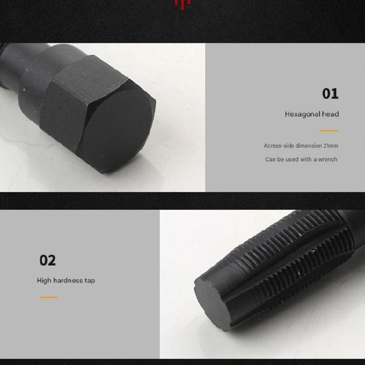 Spark Plugs Thread Insert Set High Strength Carbon Steel Construction Thread Restorer Tap with Storage Box Universal