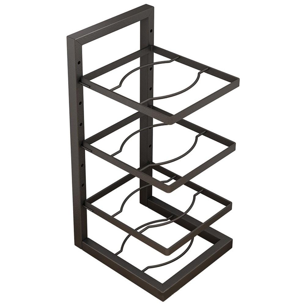 Heavy Duty Pan Rack Under Cabinet Under Sink Storage Light Brightness