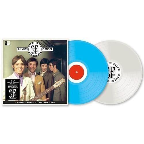 The Small Faces - Live 1966 (White &amp; Blue Vinyl) [Vinyl] Blue, Colored Vinyl, Wh