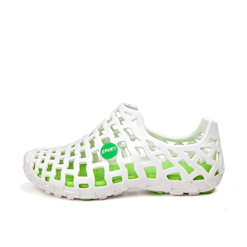 Men's and Women's Sandals 2024 Summer Sandals Fashion Hollow Out Breathable Beach Slippers Massage Slippers Sandals Free Breath