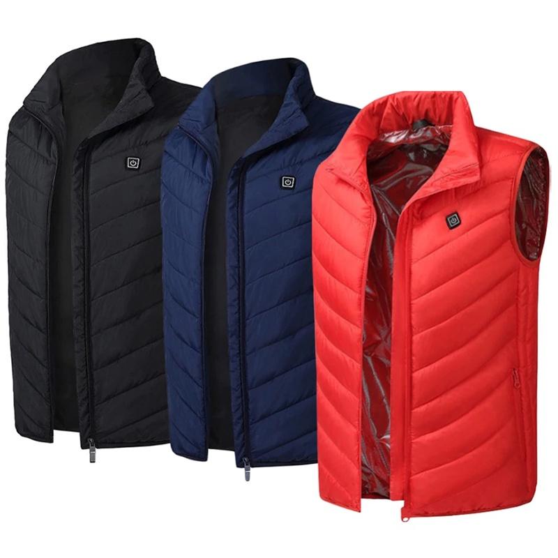 Women Mens Heated Vest Comfortable Usb Electric Jacket For Outdoor Winter Warmth