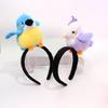 Cartoon Bird Anime Headpiece for Party Birthday Face Wash Bird Hairbands Stage Headwear Photo Props
