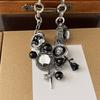Flower Rhinestone Beads Necklace Crystal Clavicle Chain Choker Charm Gothic Necklace  Party