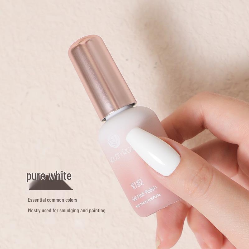 Yanrui Nail Strengthening & Matte Gel Polish Set for Rhinestones - Base & Top Coat Combo.