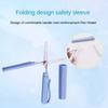 Paper-Cutting Handwork Art Tools Safe Folding Scissor Handcraft Scissor Pen Shape Scissor
