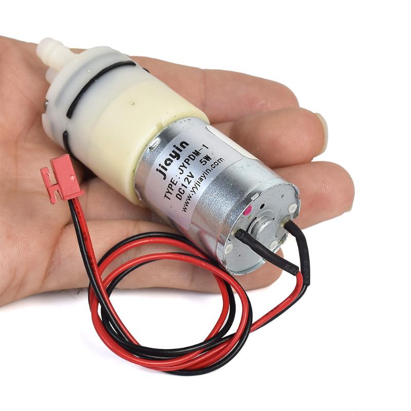 1 Peça Bomba de Água Mini Diafragma Autoescorvante Sucção 370 12V Para Dispenser DIY Mesa de Chá Rega de Jardim Bomba Pequena