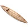 1pc Wooden Mini Boat Model Home Office Desktop Decor Figurines Bedroom nament Wood Craft Item Sturdy Lightweight Simple