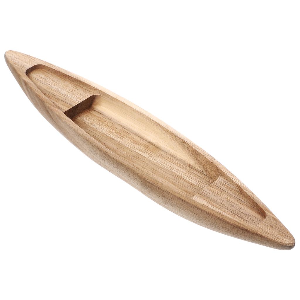 1pc Wooden Mini Boat Model Home Office Desktop Decor Figurines Bedroom nament Wood Craft Item Sturdy Lightweight Simple