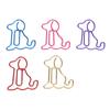 100PCS Animal Bookmarks Clip Iron Wire Multifunctional Dog Shaped Marking Clip for Office