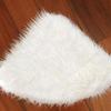 1Pcs Home Outdoor Christmas Decoration White Plush Christmas Tree Skirt