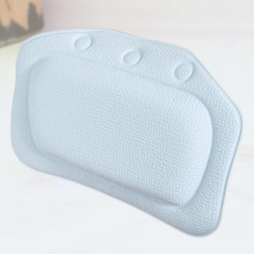 Waterproof Bath Cushion with Suction Cups Bath Headrest Bathroom Accessories Spa Headrest  Spa