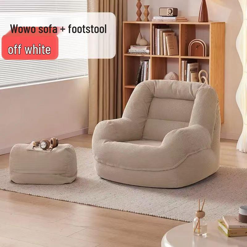 Cozy Tatami Sofa Recliner: Small, versatile leisure chair for bedroom or living room, perfect for lounging or sleeping.