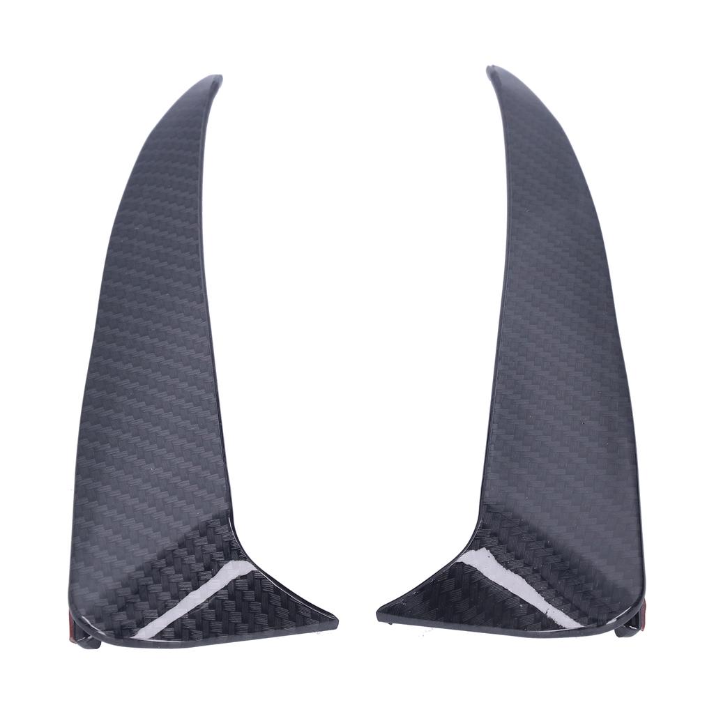 2pcs Rear Bumper Spoiler Side Canard Left Right Fit for C Class W205 C180 C200(Carbon )