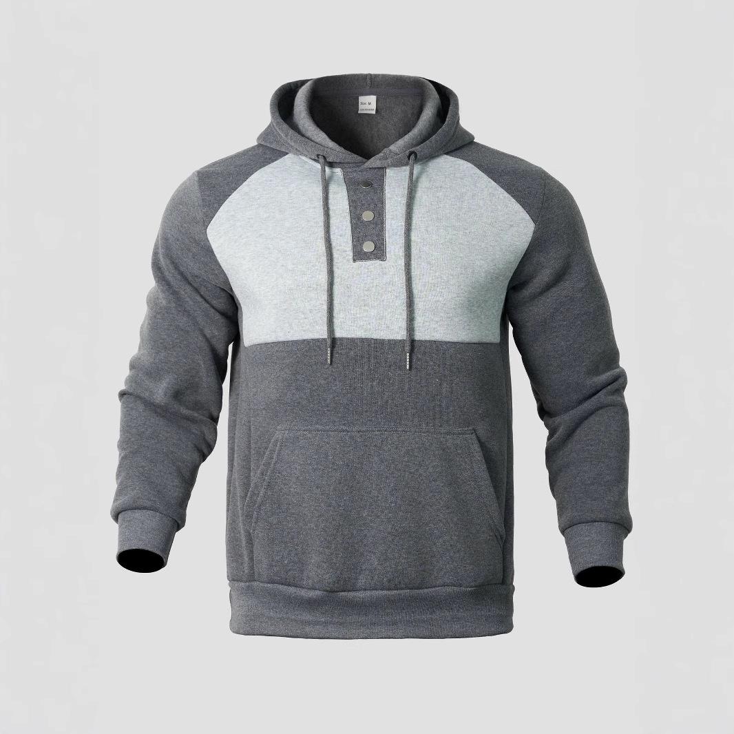 2026 Men s European & American Trendy Brand Sports Casual Hooded Sweatshirt XL