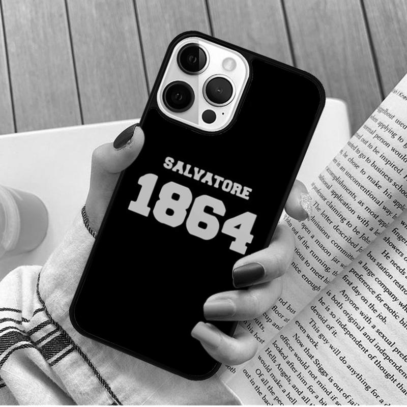 The Vampire Diaries Salvatore 1864 Phone case  For iPhone 16 15 14 X XR XS 11 12 mini 13 Pro MAX Plus cover shell coque