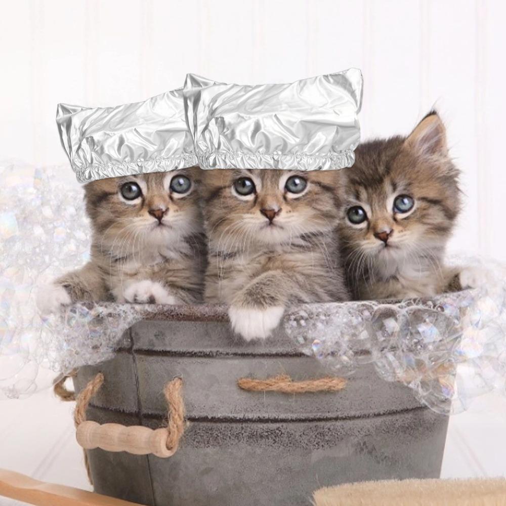 Protective Pet Bath Hat Dual-use Cat Bath Cap Easy-wear Pet Grooming Cap  Cat Cleaning