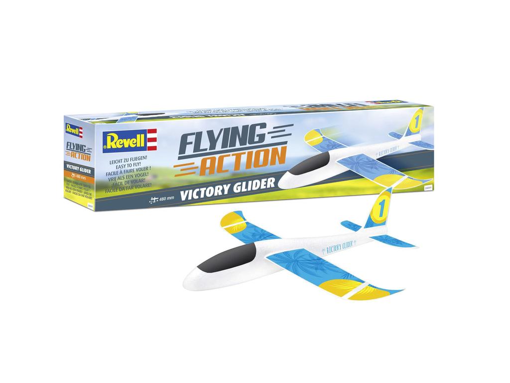 Kit de asamblare planor de lansare manuală Victory de nivel german 24331 "Flying Action" (Avion)