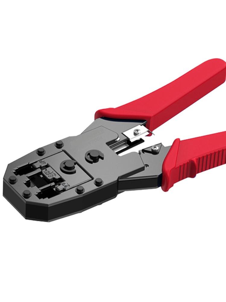 

Сетевые клещи, сетевые кабели, многофункциональные обжимные клещи, клеммные клещи с кристаллической головкой и инструментами для обжима проводов чёрный