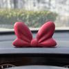 Center Console Bowknot Decoration Dashboard Mount Bowknot Ornament Gift for Women Girl Enhances Beauty Easy Installation