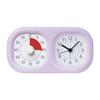 Sonic Timer Toki-Sapo Timer Clock Plus, Senses the Passage of Time with Color, Eco-Friendly Packaging, Violet, LVL-1898-V