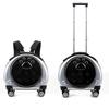 Transparent Space Capsule Pet Carrier Backpack with Wheels