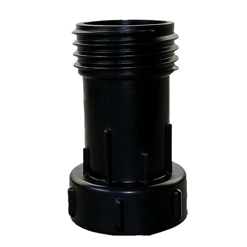 Adaptador Extensor para Tanque IBC S60 a S60 Adaptador Conector de 2 Pulgadas Montaje Manguera Extensión Plástica para Riego de Jardín Tanque de Agua
