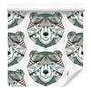 Wallpaper Bears Geometric Pattern for Living Room and Bedroom 50x1000