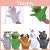 Niedliche Tier Plüsch Handpuppen für Kinder Weiche und sichere Geschenkidee zum Spielen und Dekorieren 20 cm Höhe