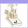 Wooden Diy Science Experiment Toy Rotating Flying Chair Handmade Technology Invention