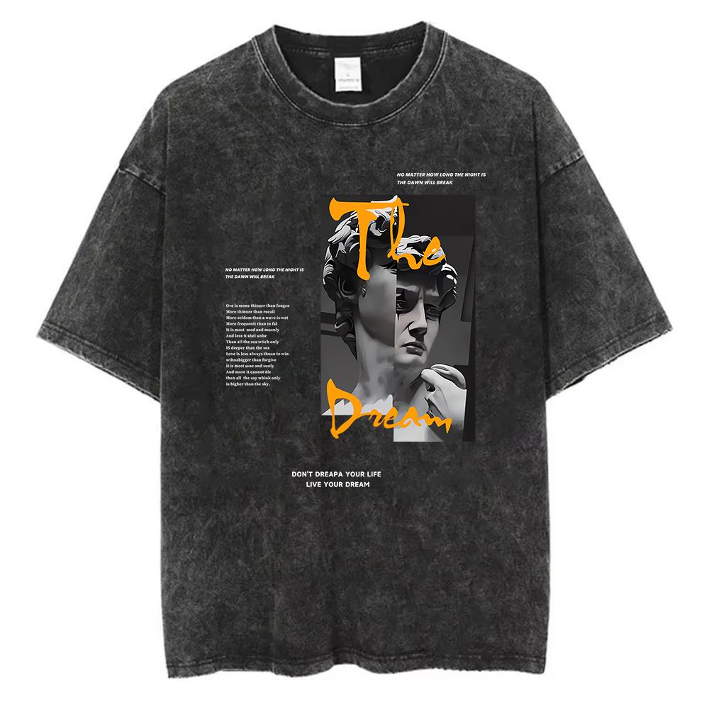 

Funny Humor Unisexs Designer T Shirt New in Tops Tees Retro Washed Tshirt Classic Women Clothing Harajuku Yk Top T Shirt S