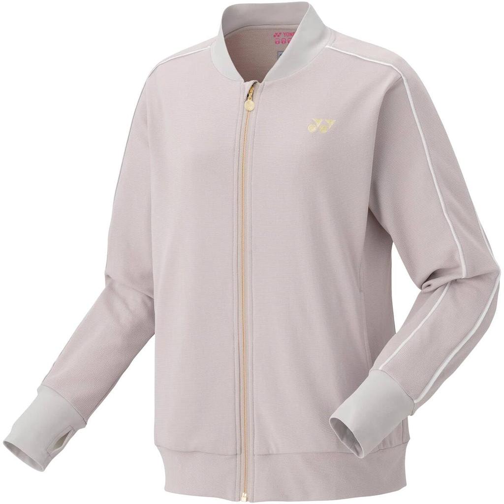 YONEX Knit Sand Gray XO Women's Warm-Up Shirt, (464)