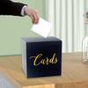 Wedding Card Box Decorative Centerpiece Greeting Card Box Modern Money Box for Baby Shower Event Birthday Engagement Decoration
