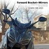 Motorcycle Accessories Side Mirrors Forward Moving Bracket Kit Rearview Mirror For YAMAHA XMAX 300 XMAX300 X-MAX 300 2023