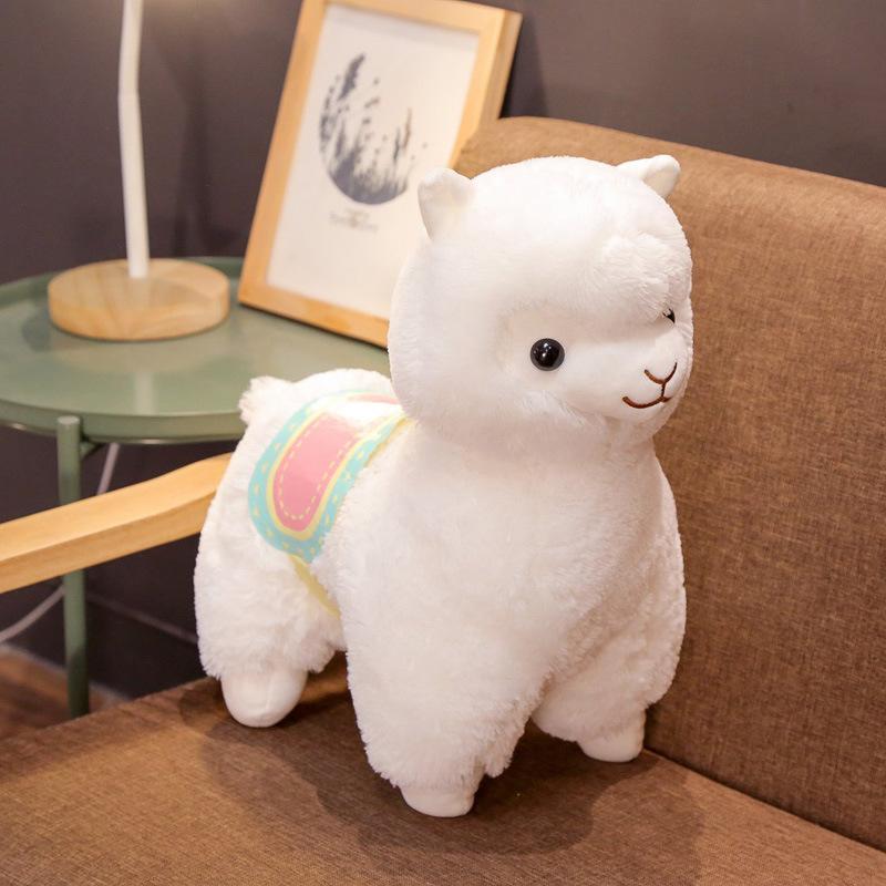 Cute Alpaca Doll Sheep Plush Toy Bed Holding Sleeping Pillow Muppet Birthday Gift Girl