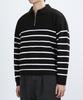 VERYVAIN Half Stripe Collor Knit (Black)
