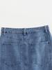 2025 Summer Women's Casual Denim Vest and High Waist Skirt Set with Lapels
