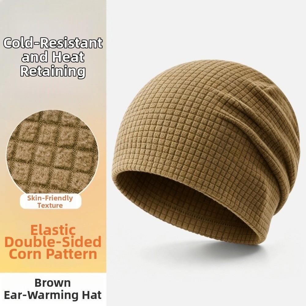Windproof Winter Ski Hat Stretchy Breathable Cold Weather Hat New Windproof Beanie  Commuting
