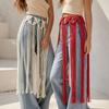 Bohemian Netted Fringe Waistband Decorative Tassel Fringed Waist Belt  Women's Waist Accessory