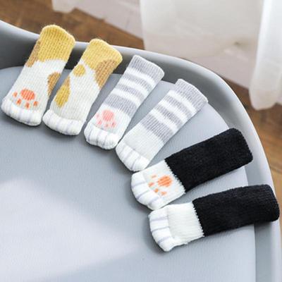 4pcs/lot Anti Slip Mat Bumper Damper Cute Furniture Leg Feet Rug Caps Felt Pads Chair Leg Covers