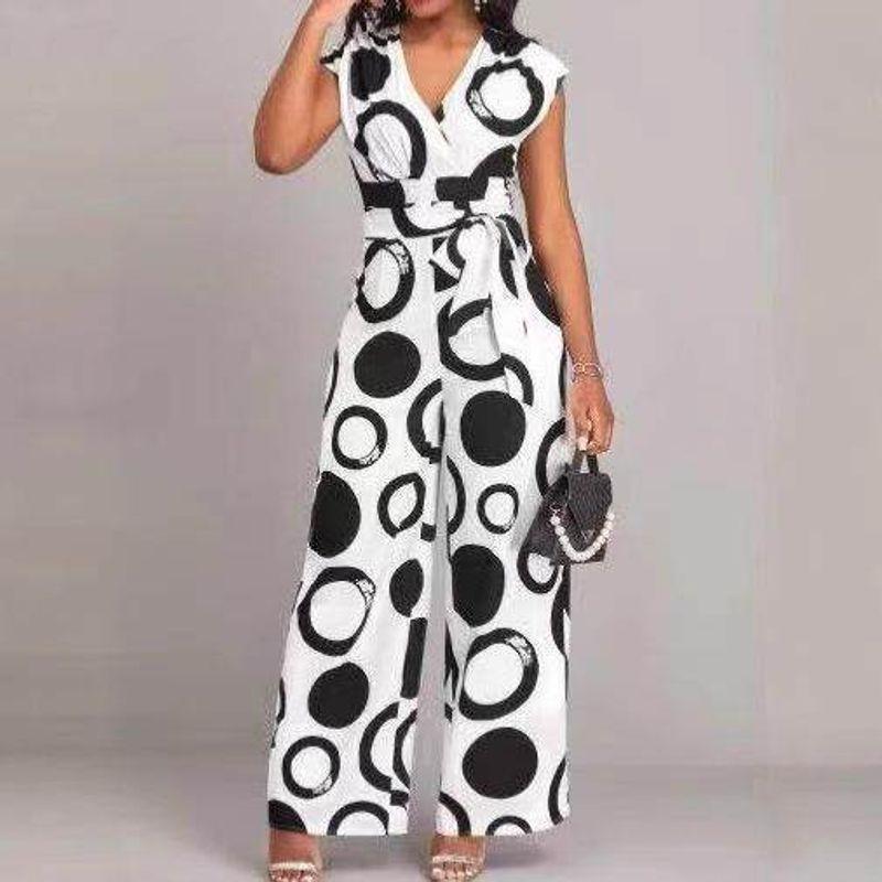 Women s Casual Spring/Summer Jumpsuit White S
