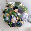 1 PC Automatic Folding Umbrella - Hunter X Hunter Pattern Portable Foldable Design With 8 Ribs Christmas Birthday Gifts