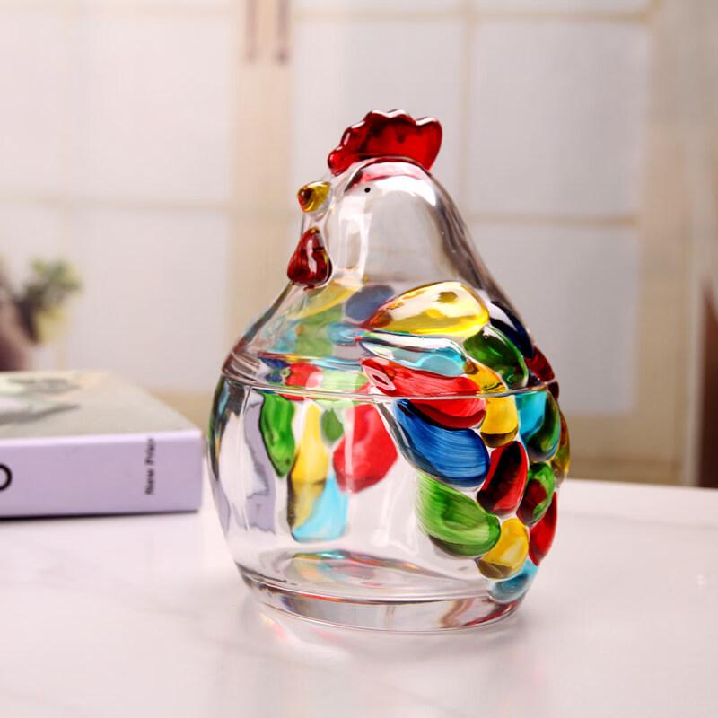 Flavinmci Glass Candy Storage Jar