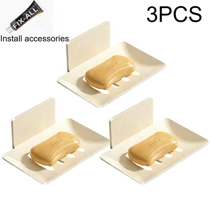 Drain and Moisture-proof Soap Rack Nail Free Installation Bathroom and Kitchen Universal Soap Storage Rack Bathroom Accessories