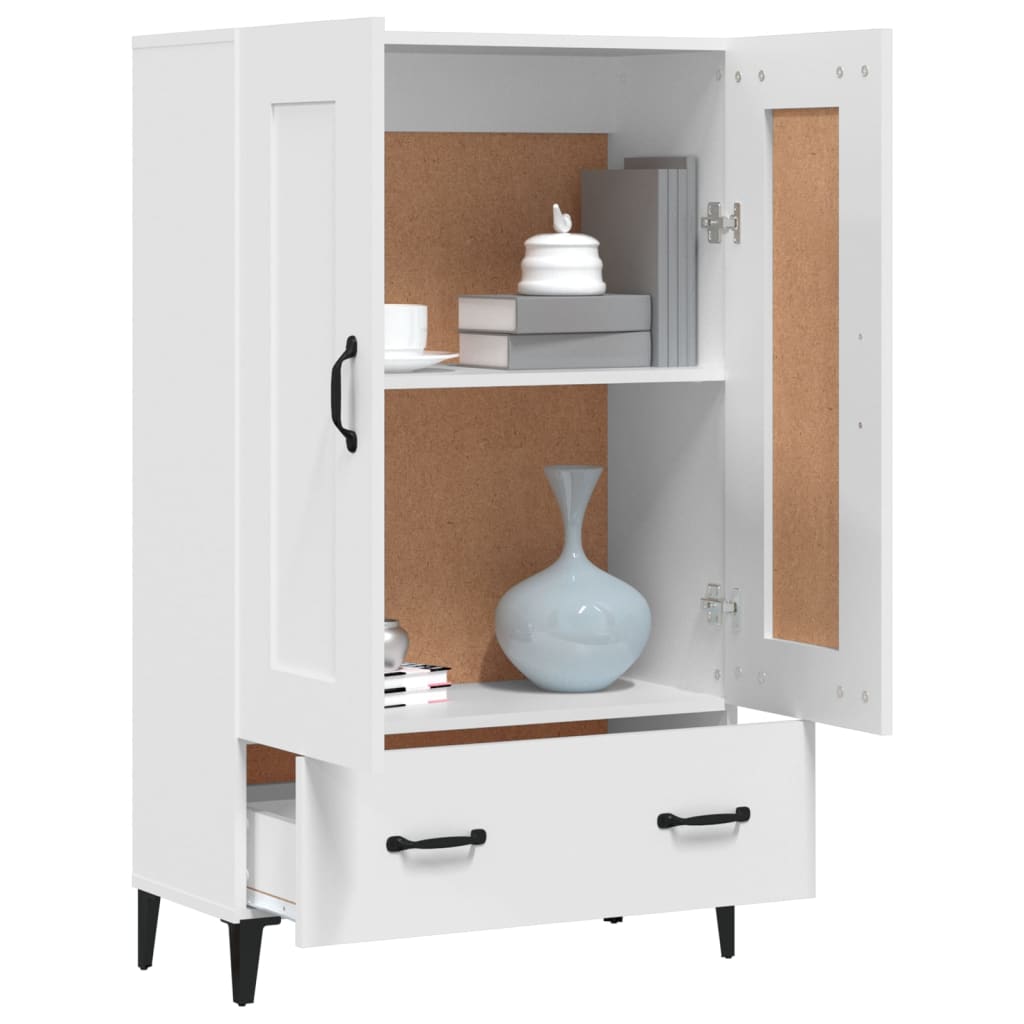 Highboard White 70 x 31 x 115 cm Particleboard