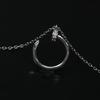 Seiko Kaka Classic V Gold Nail 18K Diamond Necklace - High-End Luxury Clavicle Chain for Couples