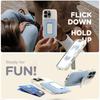 For iPhone 16 Pro Case Card Holder Kickstand TPU+PC Shockproof Phone Cover