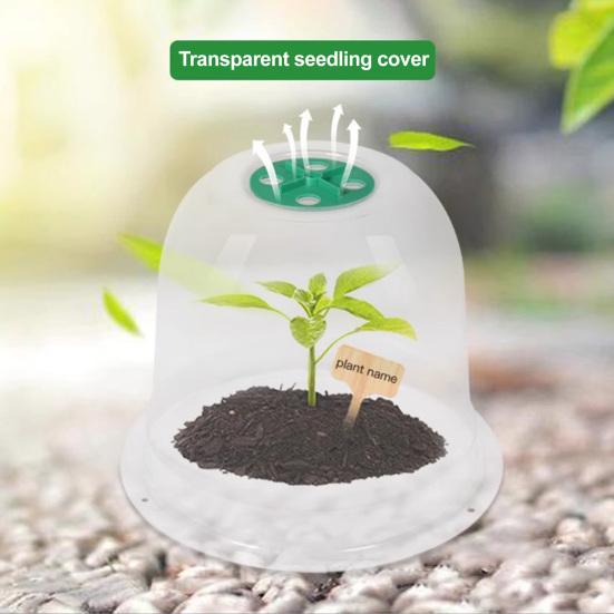 Plant Reusable Plant Propagation Cover Transparent Cloche Frost Protection Snail Protection